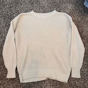American eagle waffle sweater